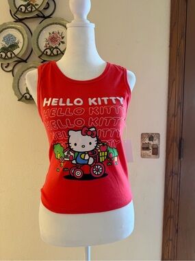 Sanrio Hello Kitty Red Graphic Tank Top
